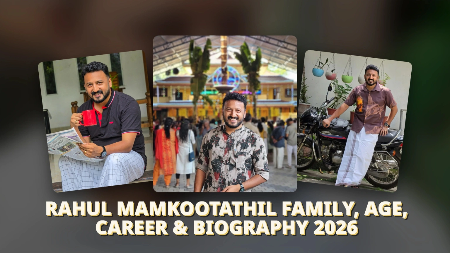 Rahul Mamkootathil Family